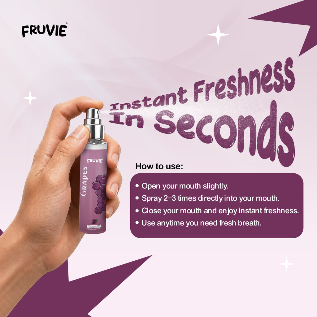 Mouth Freshener Spray (Grapes Flavor)