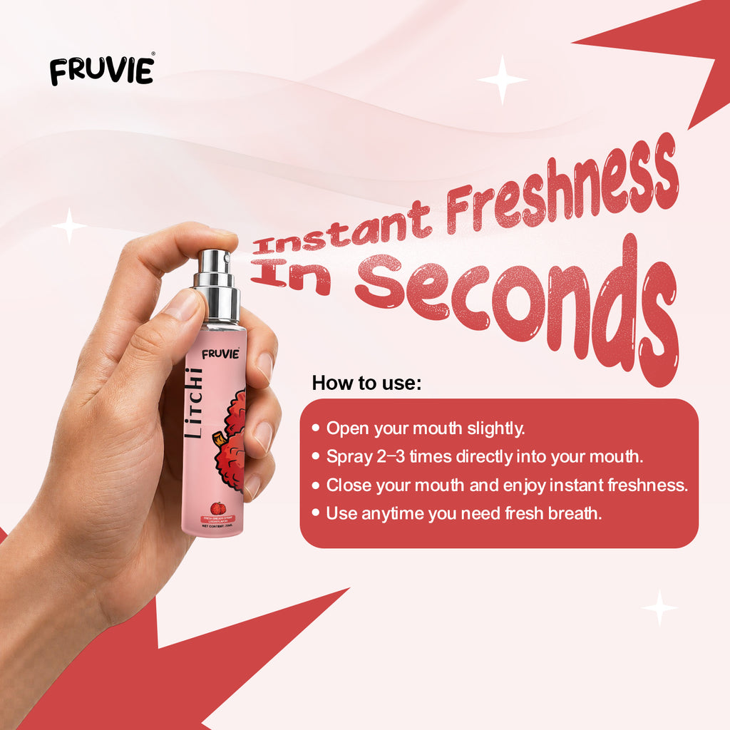Fresh Breath Spray (Lychee Flavor)
