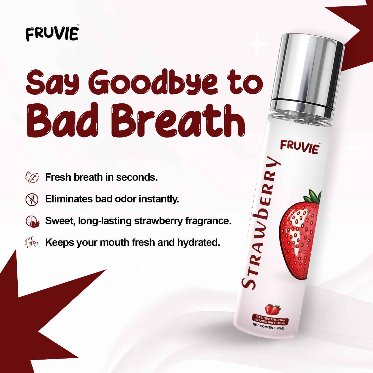 Fresh Breath Spray (Strawberry Flavor)